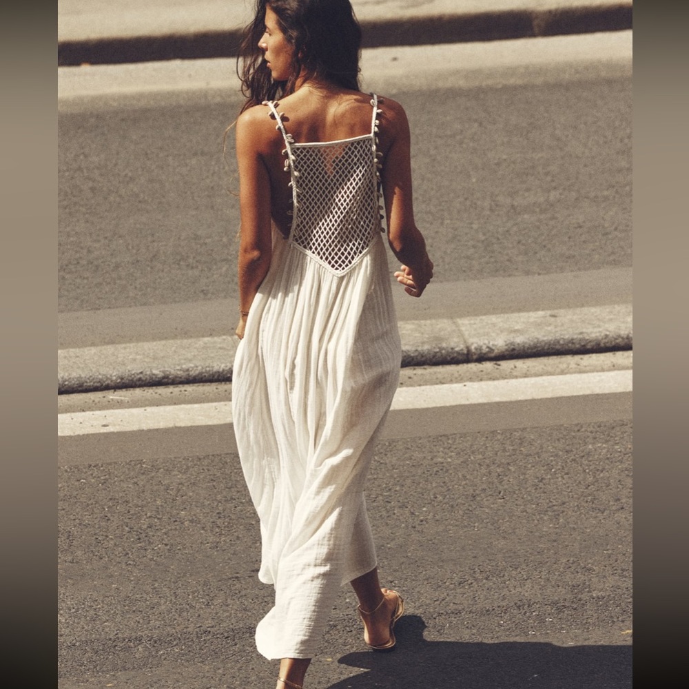 Zara Shell Crochet dress